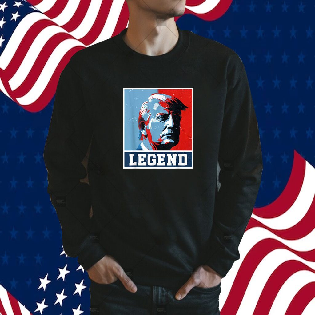 Trump 2024 Mugshot President Legend Poster Tee Shirt