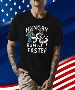 Lane Johnson And Chris Long Hungry Dogs Run Faster Philadelphia Eagles Shirt