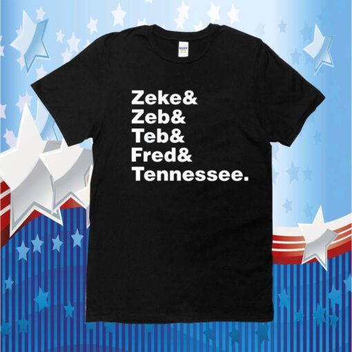 5 Bear Rugs Zeke Zeb Ted Fred Tennessee Shirts