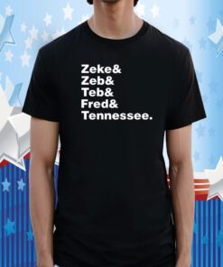 5 Bear Rugs Zeke Zeb Ted Fred Tennessee Shirts