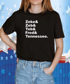 5 Bear Rugs Zeke Zeb Ted Fred Tennessee Shirts