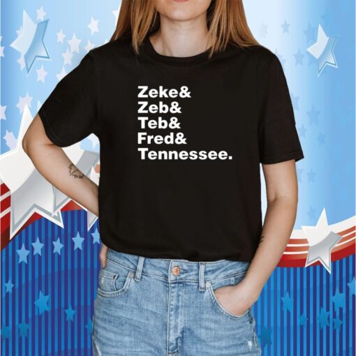 5 Bear Rugs Zeke Zeb Ted Fred Tennessee Shirts