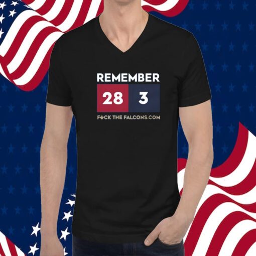 Remember 28 3 Fuck The Falcons.Com T-Shirt