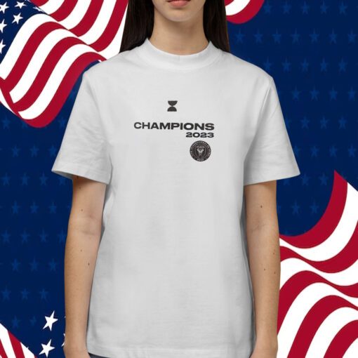 Inter Miami Cf Fanatics Branded 2023 Leagues Cup Champions Locker Room T-Shirt