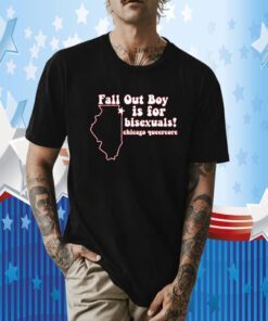 Fall Out Boy Is For Bisexuals Chicago Queercore Tee Shirts