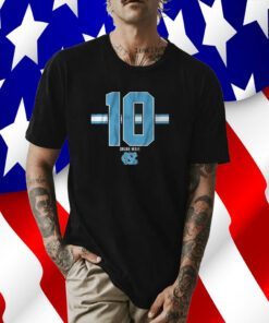 Unc Football Drake Maye 10 T-Shirt