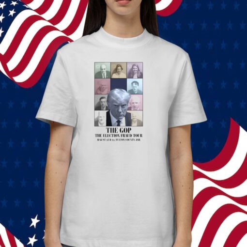 Jessica Nazzareno Donald Trump The Gop The Election Fraud Tour August 23&24 Fulton County Jail Shirt