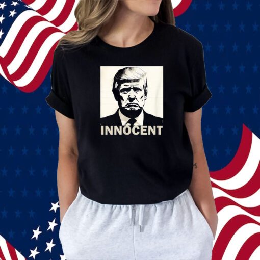 Donald Trump Mug Shot Innocent Trump DJT T-Shirt