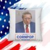 Trump Mugshot Re-Elect Cornpop One Bad Dude Pillow