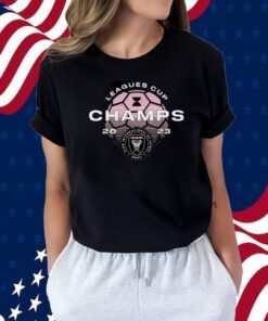 The Leagues Cup Champions 2023 Inter Miami FC Tee Shirt