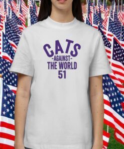 Mike Bajakian Cats Against The World No 51 T-Shirt