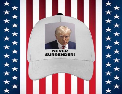 Trump 2024 Never Surrender White Mug