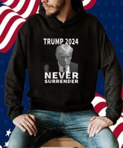 Trump Mug Shot Never Surrender Trump 2024 Shirt