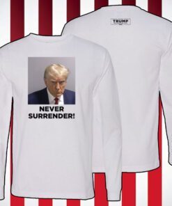 Trump 2024 Never Surrender White Mug