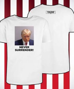 Trump 2024 Never Surrender White Mug