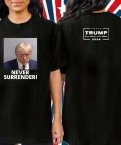 MAGA 2024 Trump Never Surrender T-Shirt