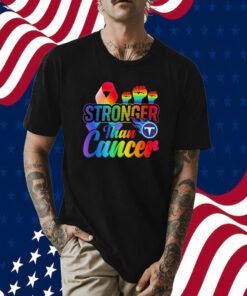 Tennessee Titans Stronger Than Cancer NFL 2023 Tee Shirt