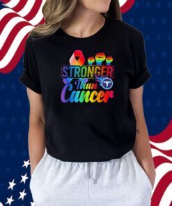 Tennessee Titans Stronger Than Cancer NFL 2023 Tee Shirt