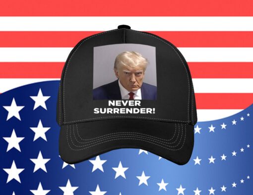 Trump Never Surrender Beverage Cooler Black