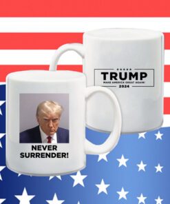 Trump Never Surrender Beverage Cooler Black