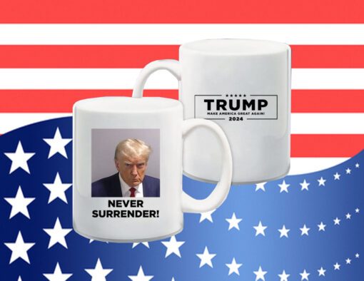 Trump Never Surrender Beverage Cooler Black