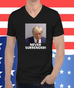 Trump Never Surrender Beverage Cooler Black