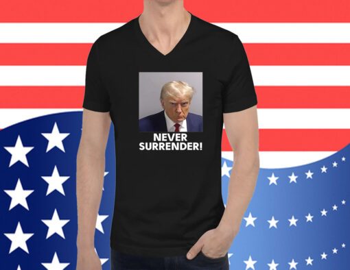 Trump Never Surrender Beverage Cooler Black