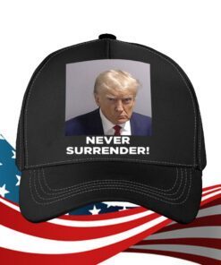 Trump 2024 Never Surrender Coffee Black Mug