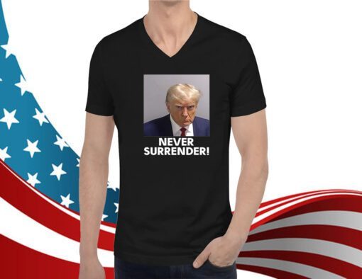 Trump 2024 Never Surrender Coffee Black Mug