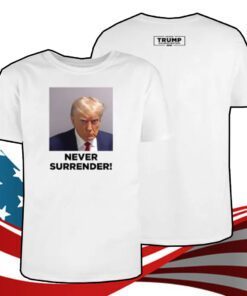 Trump 2024 Never Surrender Coffee Black Mug