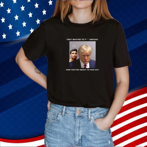 Trump X Paulo Mugshot Tee Shirt