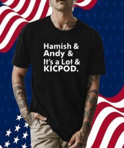 Seb Rennie Hamish And Andy And It’s A Lot Kicpod Tee Shirt