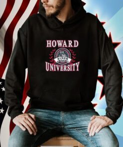 Howard University Bison Laurels Tee Shirt