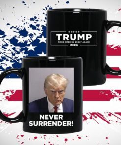 MAGA 47 Trump Never Surrender Coffee Mug