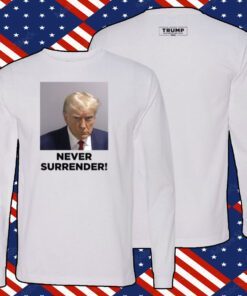 Trump Never Surrender Coffee Mug