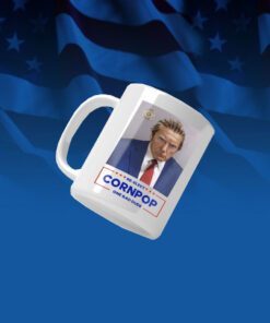 Trump Mugshot Re-Elect Cornpop One Bad Dude Ornament