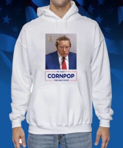 Trump Mugshot Re-Elect Cornpop One Bad Dude Ornament