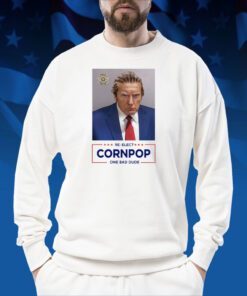 Trump Mugshot Re-Elect Cornpop One Bad Dude Ornament