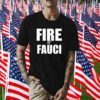 Scott Presler Wearing Fire Fauci T-Shirt