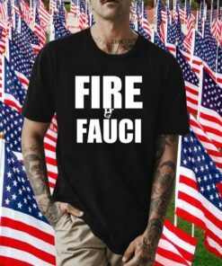 Scott Presler Wearing Fire Fauci T-Shirt