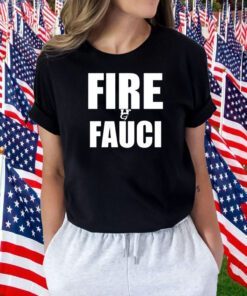 Scott Presler Wearing Fire Fauci T-Shirt