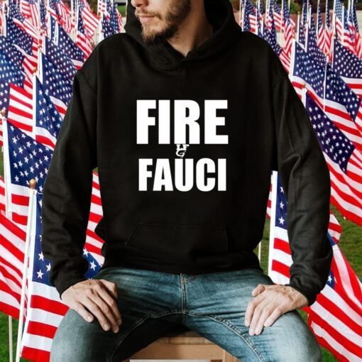 Scott Presler Wearing Fire Fauci T-Shirt