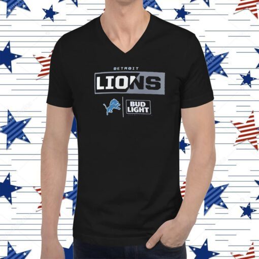 Detroit Lions Fanatics NFL Bud Light Shirt