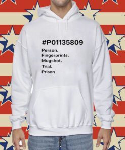 Emily Winston P01135809 Person Fingerprints Mugshot Trial Prison T-Shirt