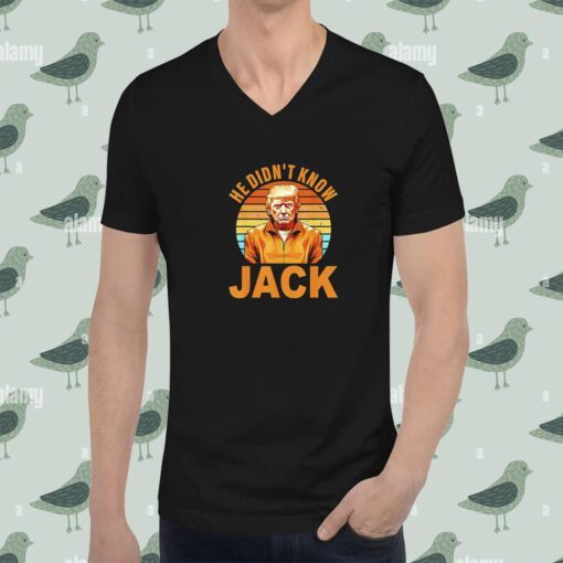 He Didnt Know Jack Trump Halloween T-Shirt