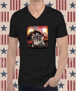 Heaven Scent Get On Board Trump Train Make America Great Again T-Shirt