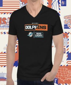 Miami Dolphins NFL Bud Light T-Shirt