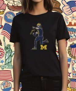 Michigan Football Jj Mccarthy Superstar Pose Tee Shirt