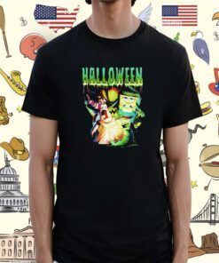 Monster Group Halloween Spongebob T-Shirt