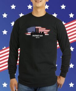 Patriot Day 9-11 Embroidered Never Forget Remembering T-Shirt